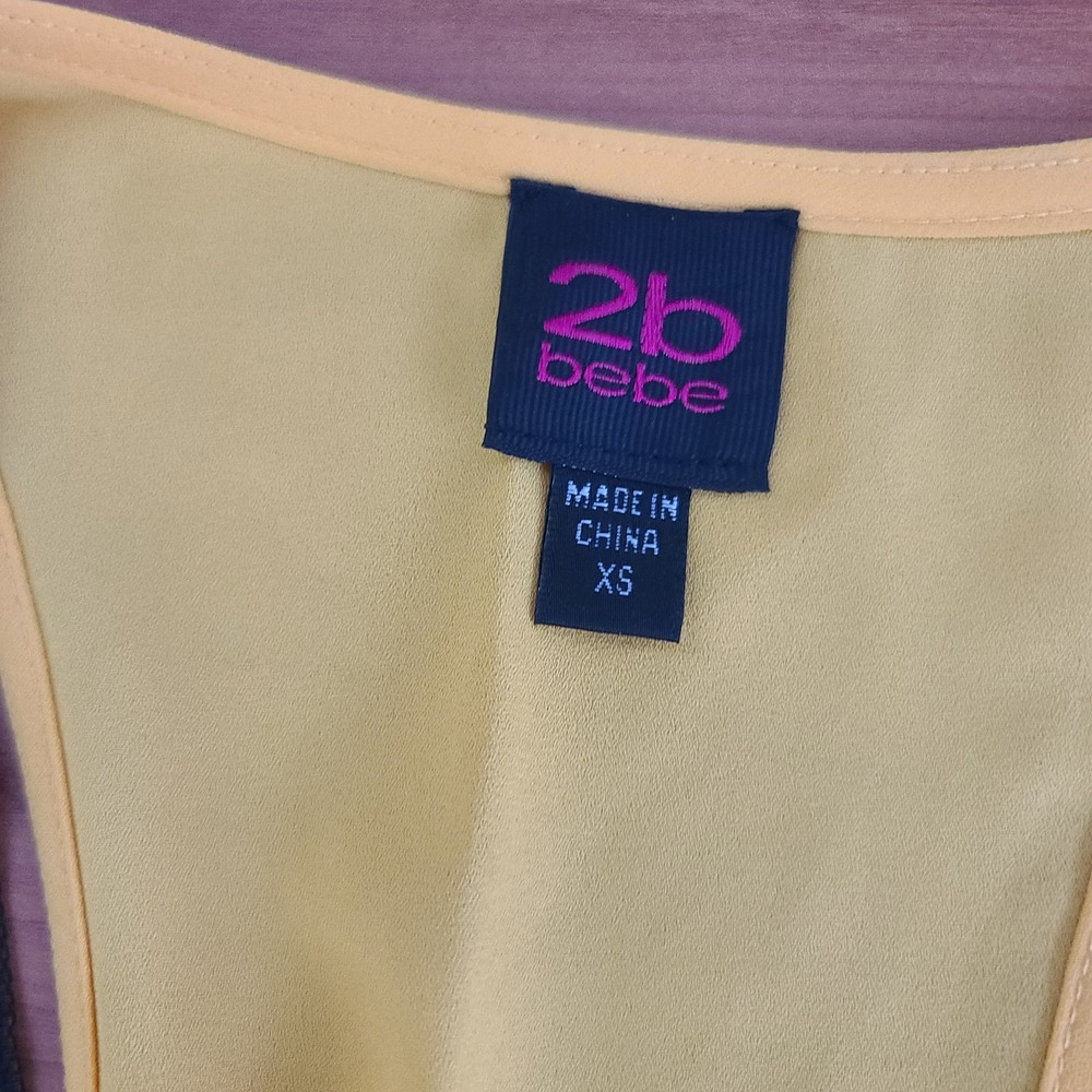 2b bebe‎ Top Size sx Yellow Color - Picture 6 of 8